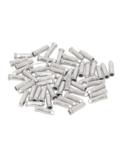 Alloy Cable End Tips Silver.